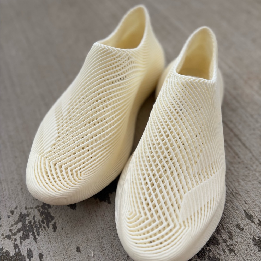 Cream 3D print adidas slip on sneaker Climacool